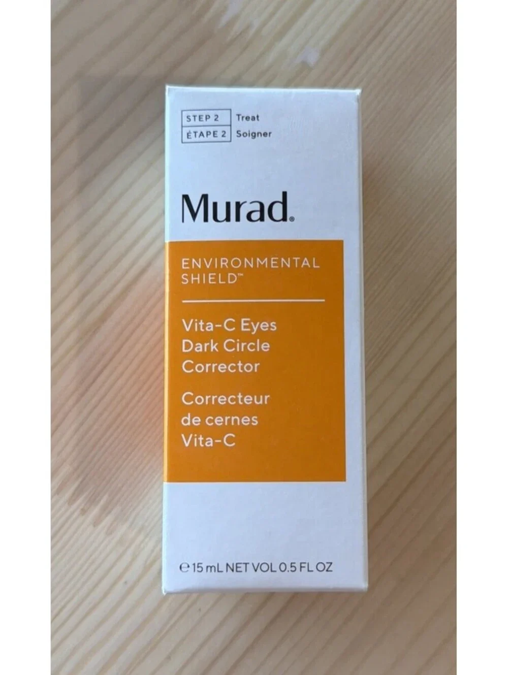 Murad Environmental Shield Vita-C Eyes Dark Circle Corrector 0.5oz/15ml NIB $72